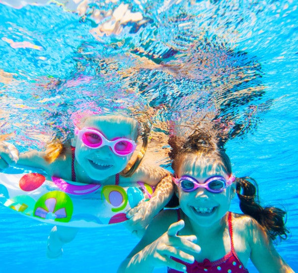 Schwimmhilfe für Baby und Kleinkind.
