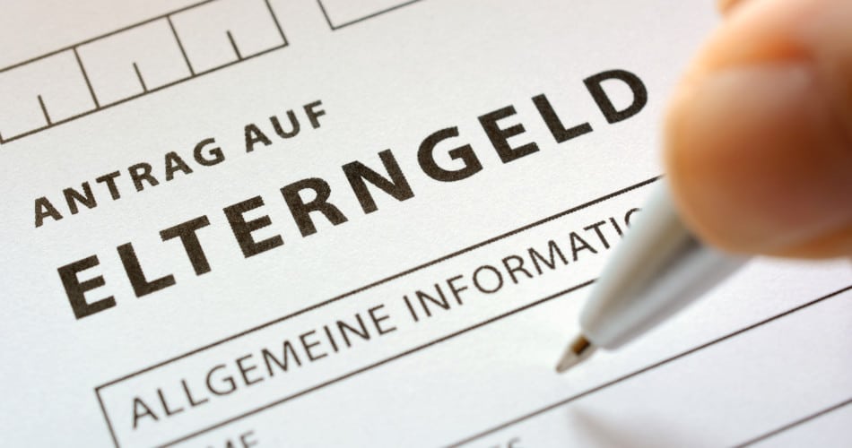 Antrag auf Elterngeld als Formular zum Ausfüllen