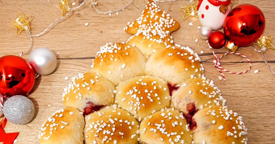 Tannenbaum-Buchteln-Rezept mit frischer Hefe