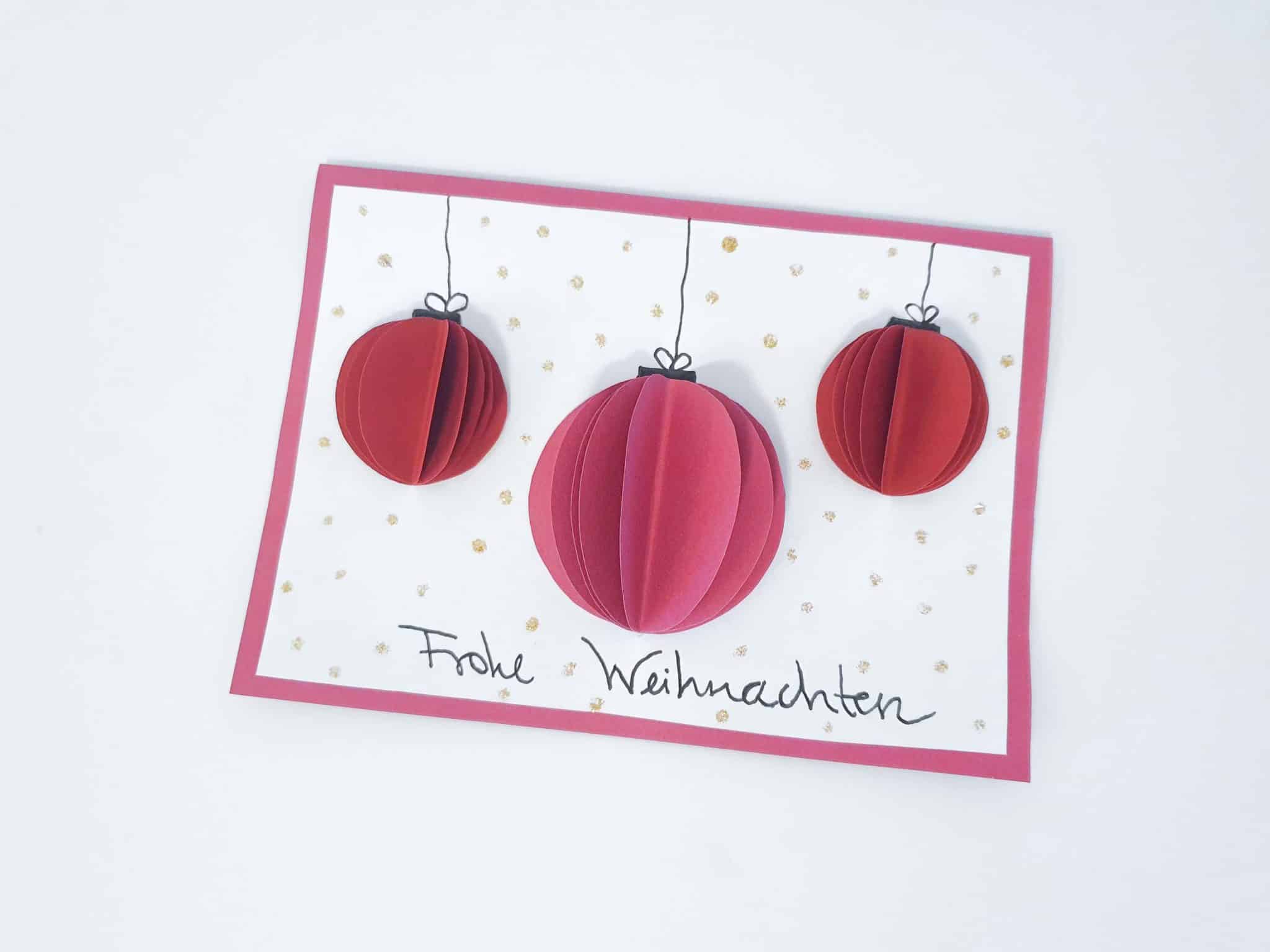 Elegantes Selbstgemachte Ausgefallene Weihnachtskarten Basteln Bilder