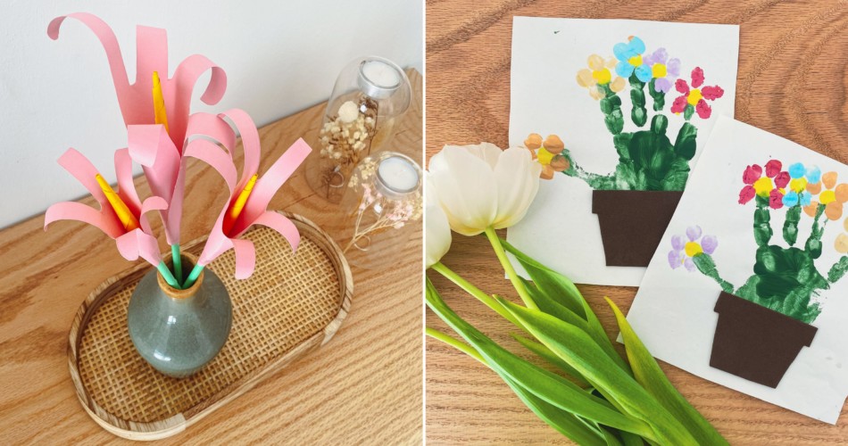 Papierblumen basteln mit diesen vier Ideen