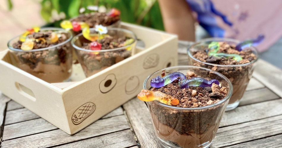 Dirt Cups: Schokopudding mit Schokokrümel