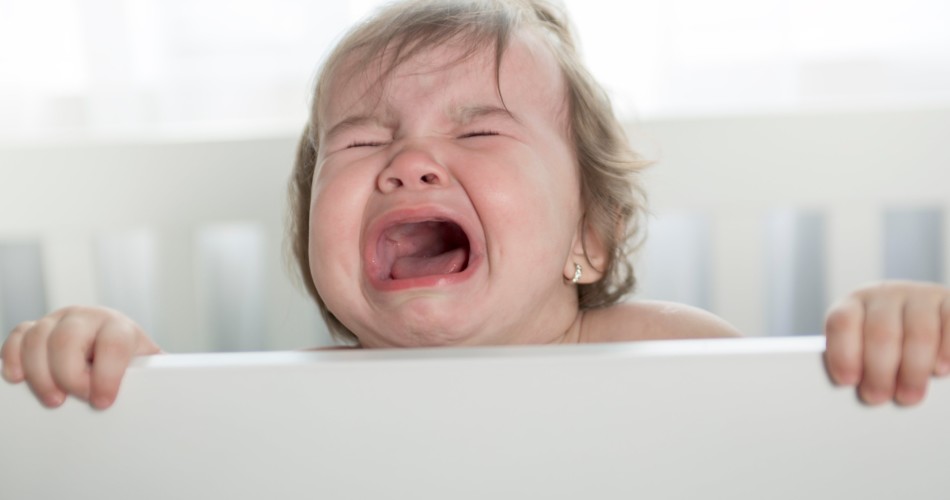 Titelbild zu Beitrag über den Affektkrampf bei Babys und Kindern.