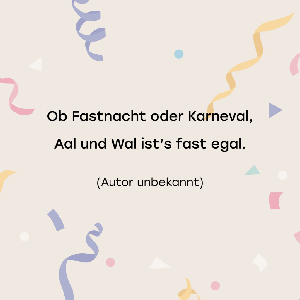 Verruckt Geht S Zu Beim Karneval Gedicht