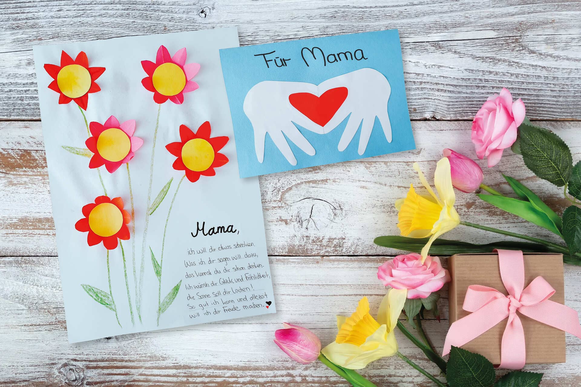 geschenke von kindern für mama basteln