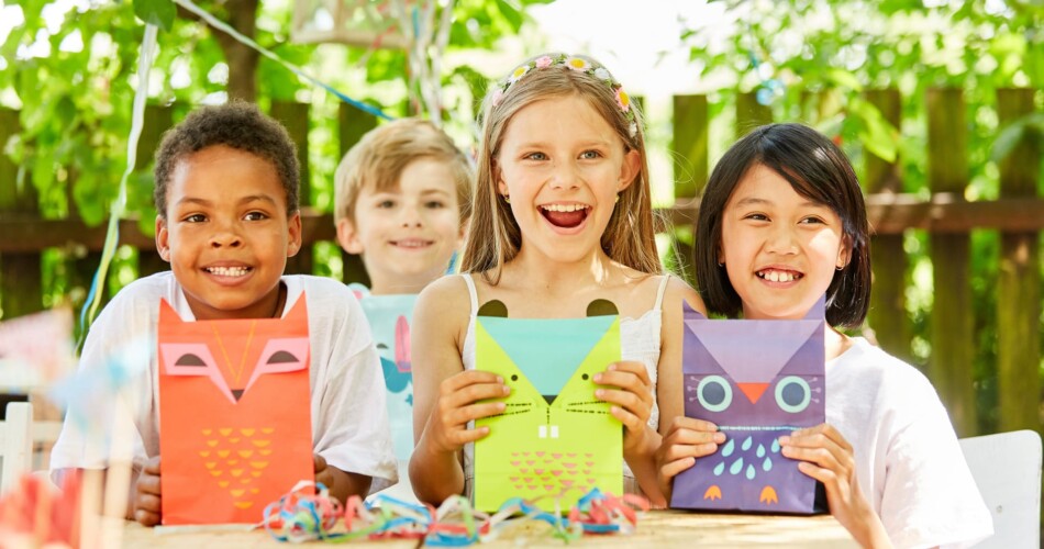 Sinnvolle Mitgebsel für den Kindergeburtstag.