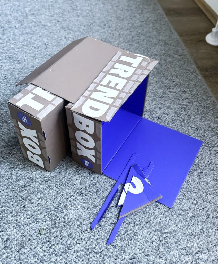 Das Grundgerüst des Wichtelhauses.